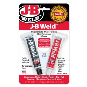 Εποξική Κόλλα Δύο Συστατικών J-B WELD™ TWIN TUBE - 2 OZ Σκουρο Γκρι 56.8 gr