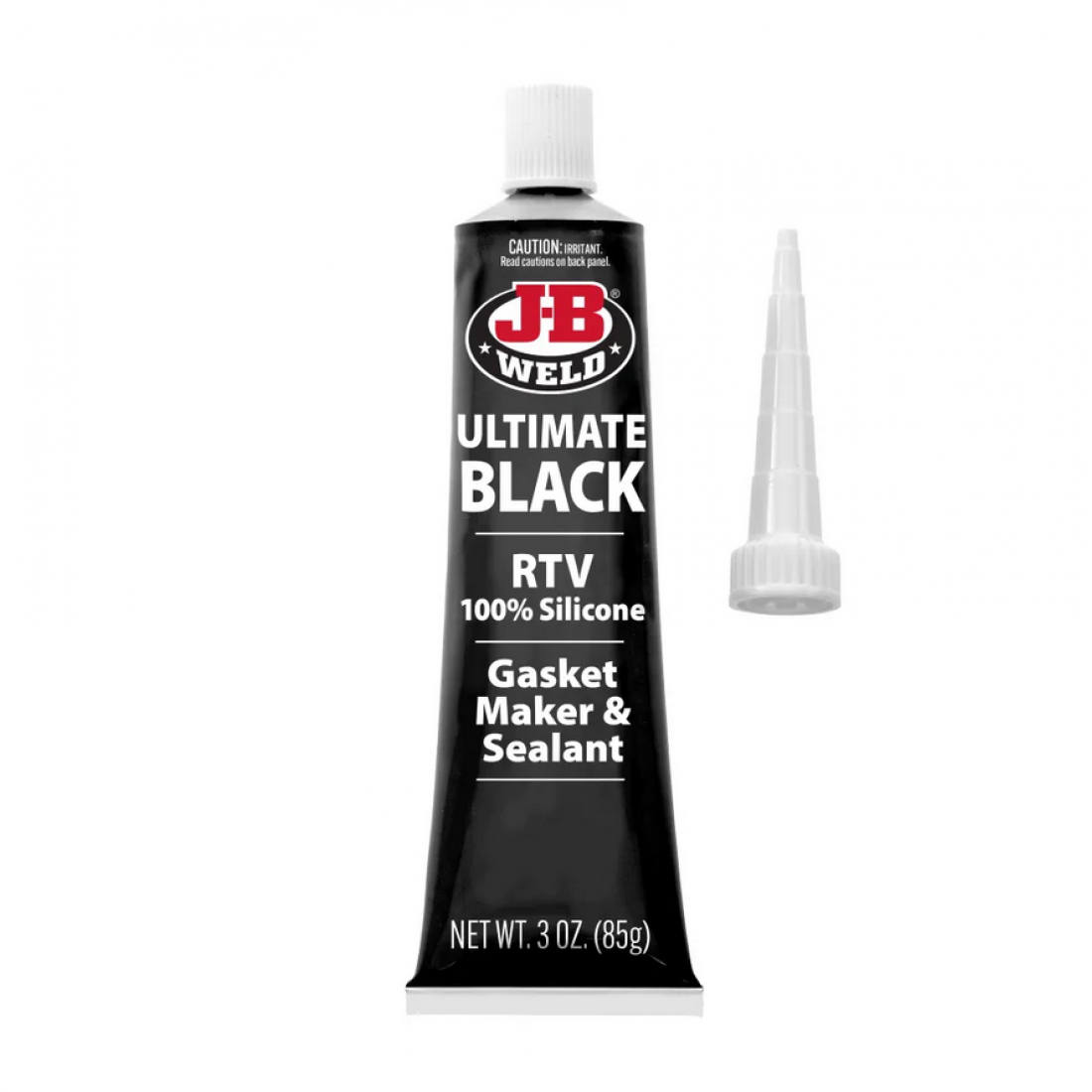 Σιλικόνη Υψηλής Θερμοκρασίας J-B WELD Ultimate Black Gasket Maker & Sealant- Φλατζόκολλα - 3 OZ 85gr Μαύρο - Image 3