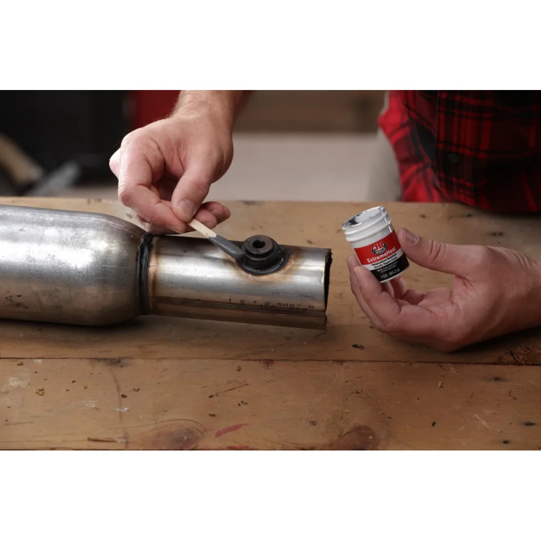 Εποξική Κόλλα J-B WELD EXTREMEHEAT™ PASTE - 3 OZ EPOXY 85gr Σκούρο Γκρι - Image 5