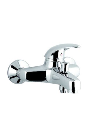 Ideamix Eco FX5101CZ Αναμεικτική Μπαταρία Μπανιέρας Ασημί