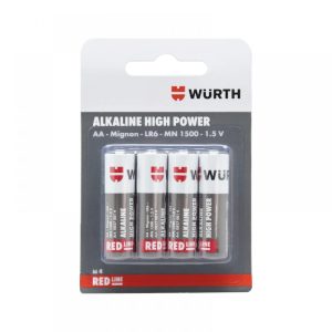 Wurth Red Line Αλκαλικές Μπαταρίες AA 1.5V 4τμχ